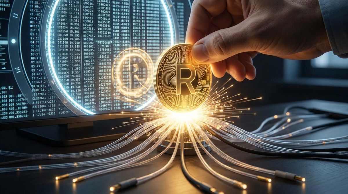 Financial market chart displaying trending token metrics and mid-cap cryptocurrency ranking data.